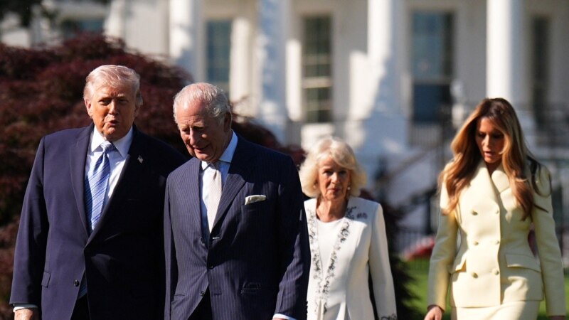 چارلز پادشاه بریتانیا، با رئیس جمهور ترمپ ملاقات کرد