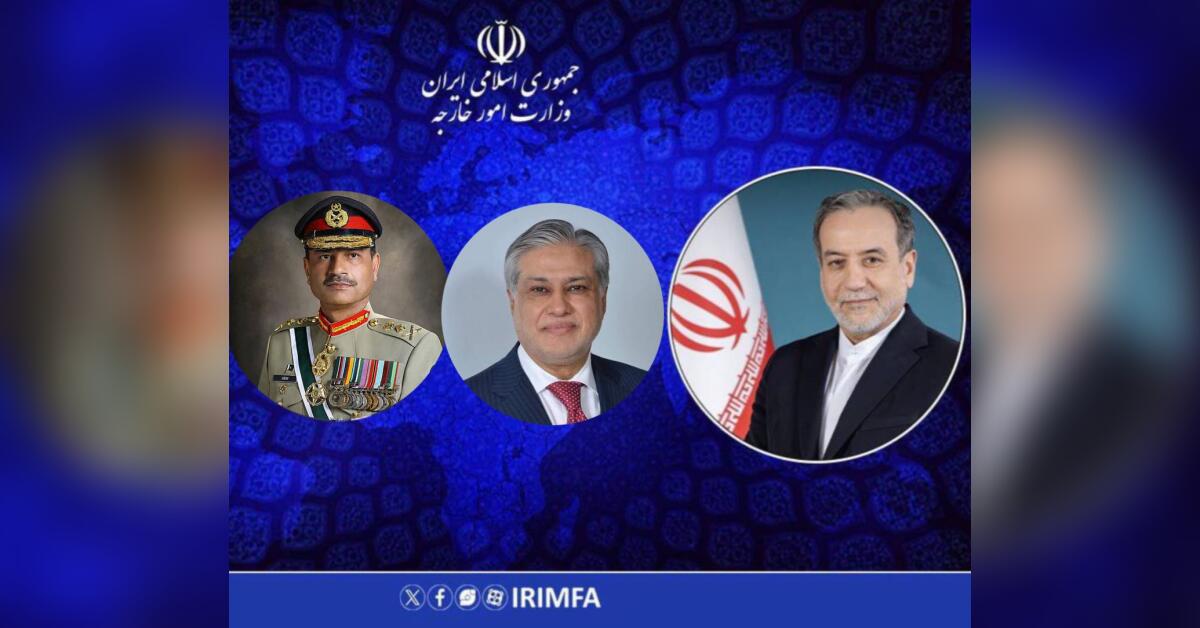 گفت‌وگوی عراقچی با مقام‌های پاکستان در مورد آتش‌بس با امریکا