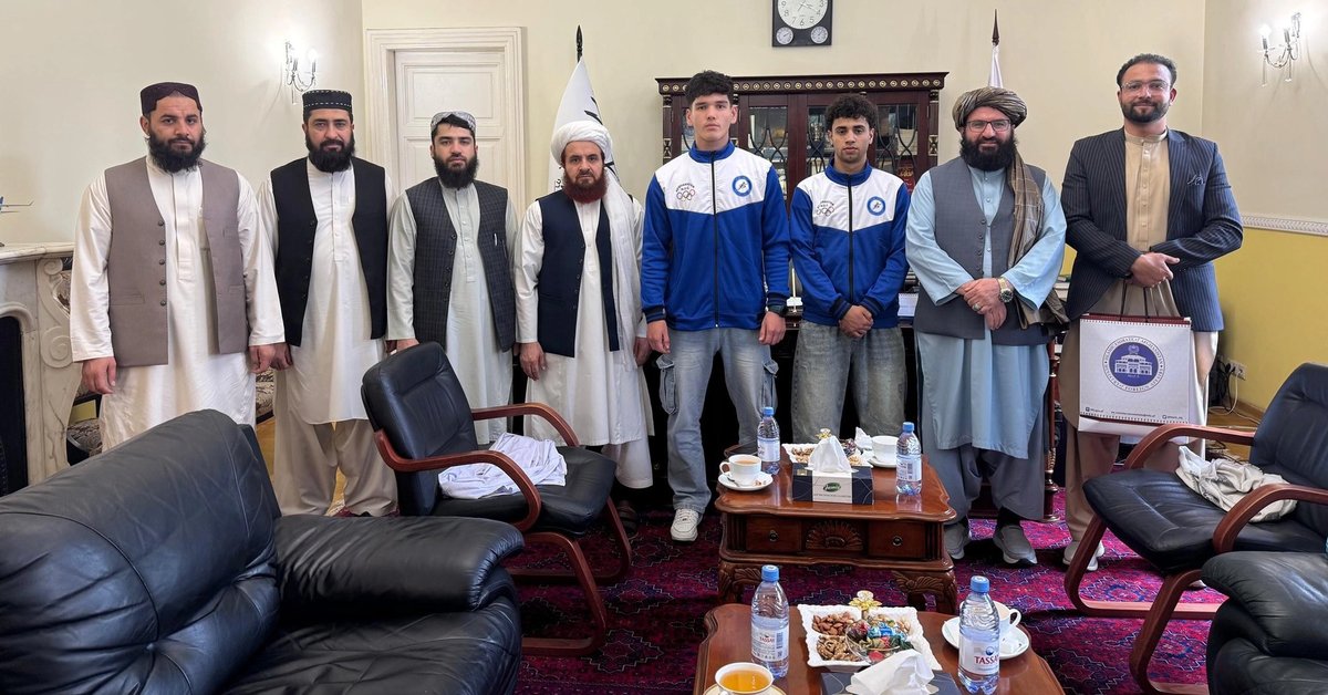 په مسکو کې یو شمېر افغان ورزشکارانو د طالبانو له سفیر سره لیدلي دي
