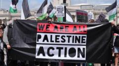 دادگاه تجدیدنظر بریتانیا ممنوعیت فعالیت «اقدام برای فلسطین» را قانونی دانست