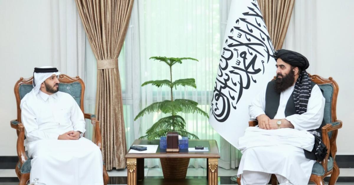 متقی از نقش سازنده‌ی قطر در توسعه‌ی روابط طالبان و جامعه‌ی بین‌المللی قدردانی کرد