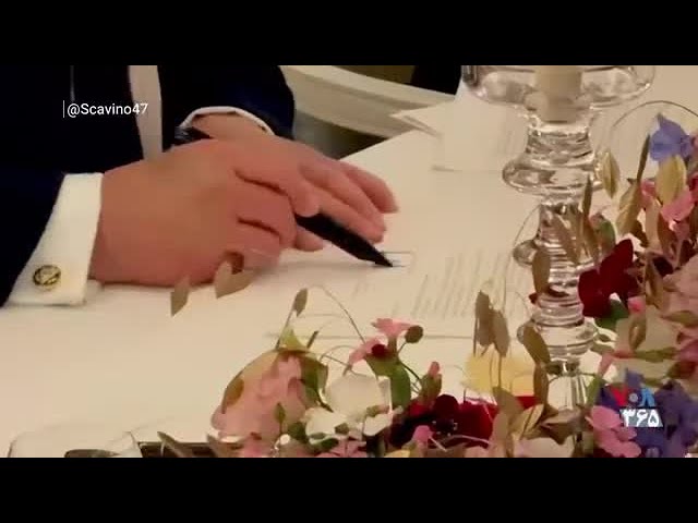 ترمپ: تفاهم‌نامه‌ای را با ایران امضا کردم
