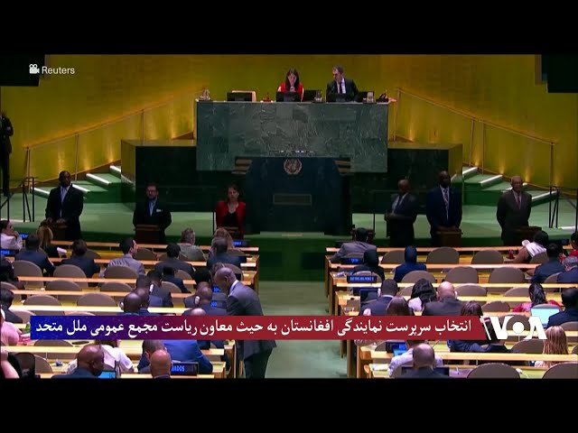 انتخاب سرپرست نمایندگی افغانستان به حیث معاون ریاست مجمع عمومی ملل متحد