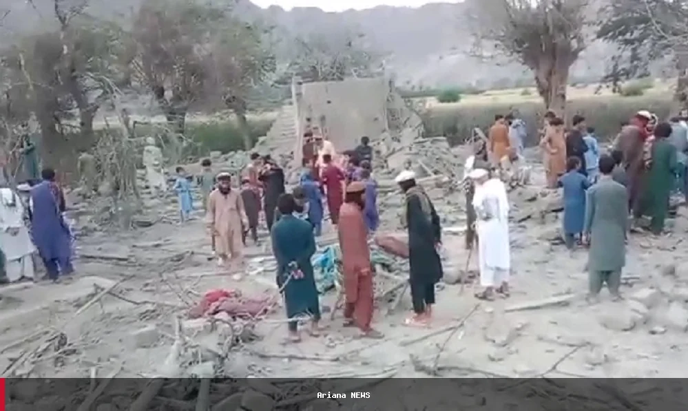 پاکستاني هوایي برید د کونړ په نورګل کې د زلزلې د قربانیانو پر کمپ برید وکړ