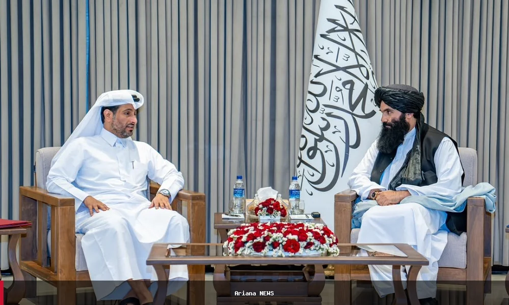 د قطر د ملي امنیت شورا مرستیال د افغانستان د کورنیو چارو له وزیر سره په کابل کې وکتل