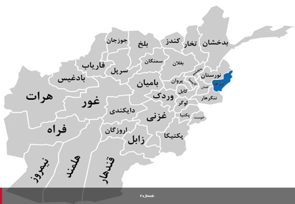 کونړ کې د ترافیکي پېښې له امله دوه کسان مړه او پنځه ټپیان شول