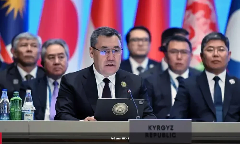 د قرغزستان ولسمشر: د افغانستان پایدار ثبات د خبرو اترو او اقتصادي پرمختګ له لارې ممکن دی