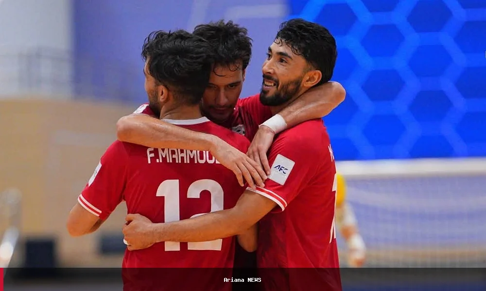 Afghanistan holds Russia to 3-3 draw, earns first point at Continental Futsal Championship