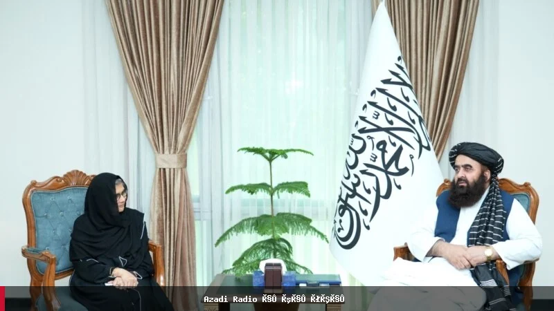 رباب فاطمه د یوناما نوي رئیس په توګه د طالبانو د وزیر سره ملاقات وکړ