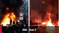 د ایران او فرانسي حکومتونو د اعتراضاتو پر وړاندې چلند پرتله کول